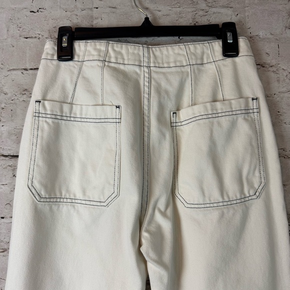 Reformation Jeans Women's Eloise Size 29 Ivory High Rise Wide Leg Jean READ - Picture 14 of 16